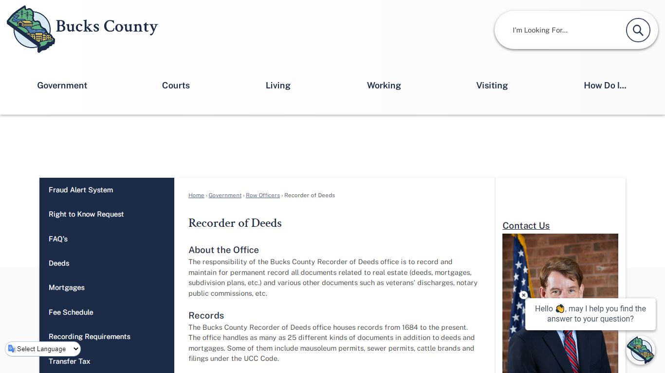 Recorder of Deeds | Bucks County, PA